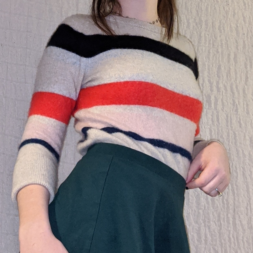 Cashmere Striped Sweater